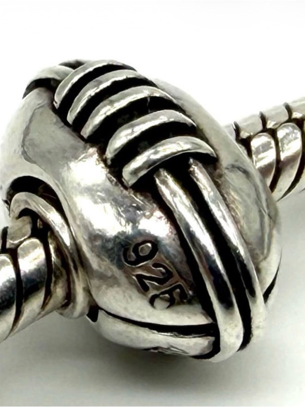 Pandora Silver Football Bracelet Charm - Sterling 925